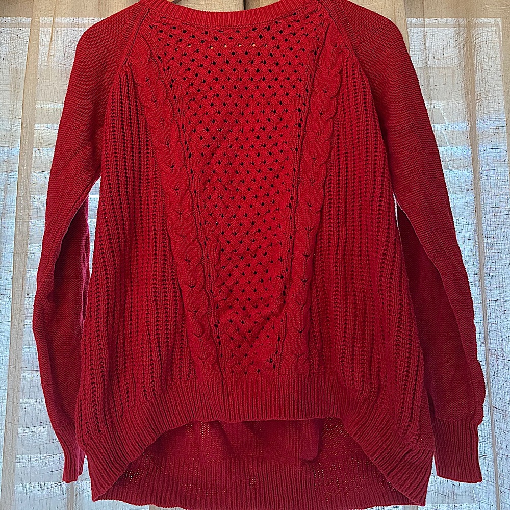 Red Knit Sweater